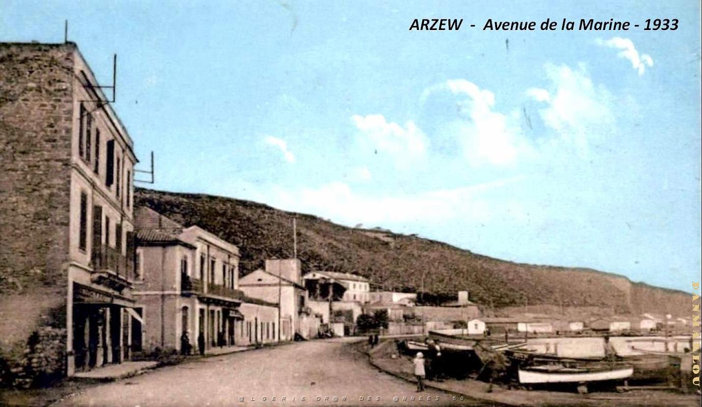 Arzew - Avenue de la Marine - 1933.jpg